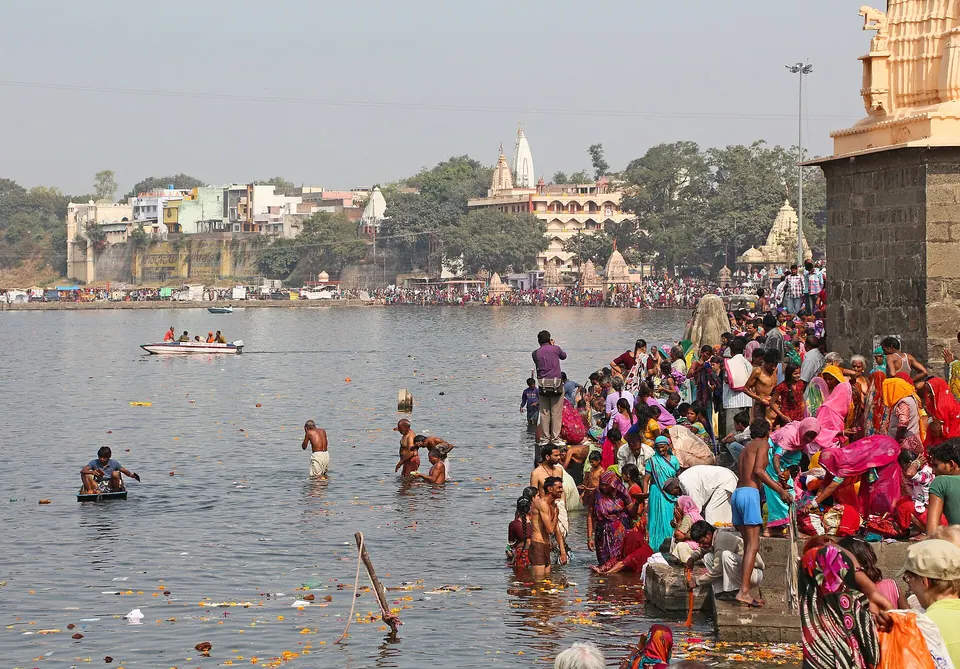 Shri Ram Ghat on the Shipra River, Ujjain