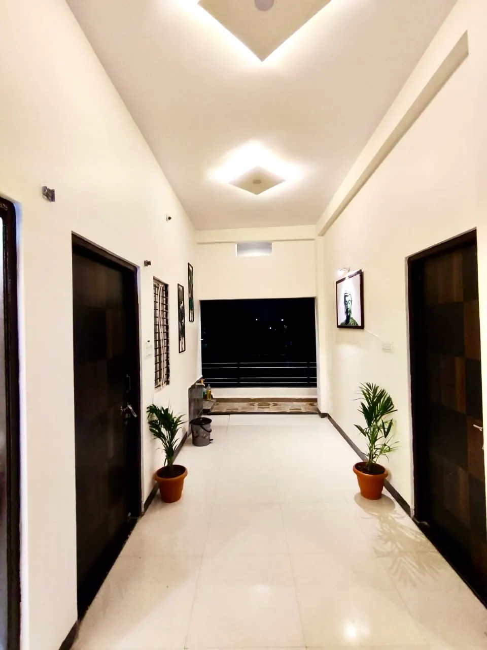 Lounge with TV wall at Divinestay, AP Villas Ujjain