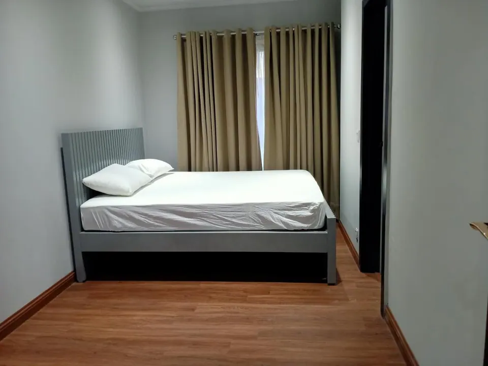 Bedroom with double bed at Villa Aranya, AP Villas Ujjain